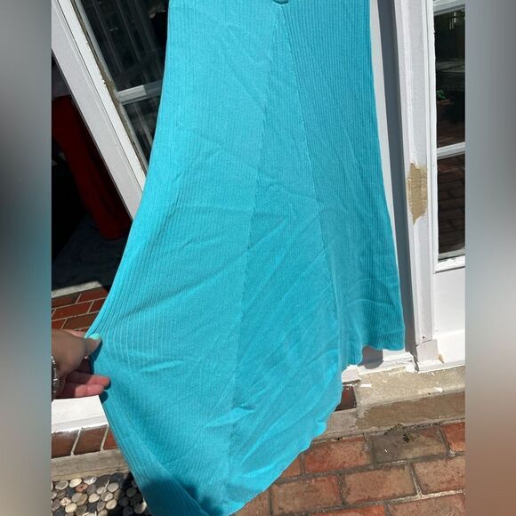 Anthropologie Current Air Collared Ribbed Midi Dress NWT - Picture 8 of 11